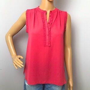 Chelsea & Theodore Sleeveless Blouse New with Tags | Size XS | Color: Pink/Or